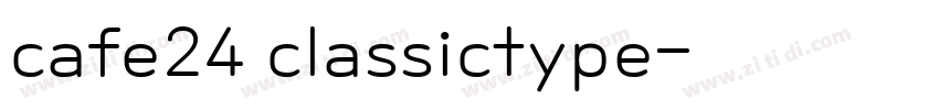 cafe24 classictype字体转换